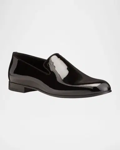 Giorgio Armani Men's Patent Formal Slip-Ons | Thumbnail 2 Giorgio Armani Men's Patent Formal Slip-Ons | Thumbnail 2