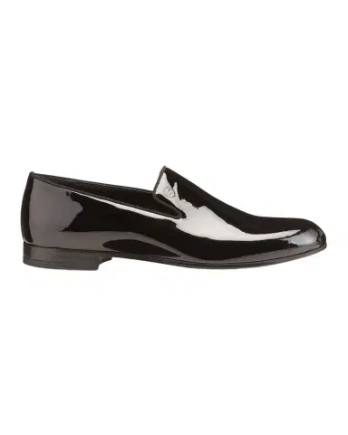 Giorgio Armani Men's Patent Formal Slip-Ons | Thumbnail 1 Giorgio Armani Men's Patent Formal Slip-Ons | Thumbnail 1