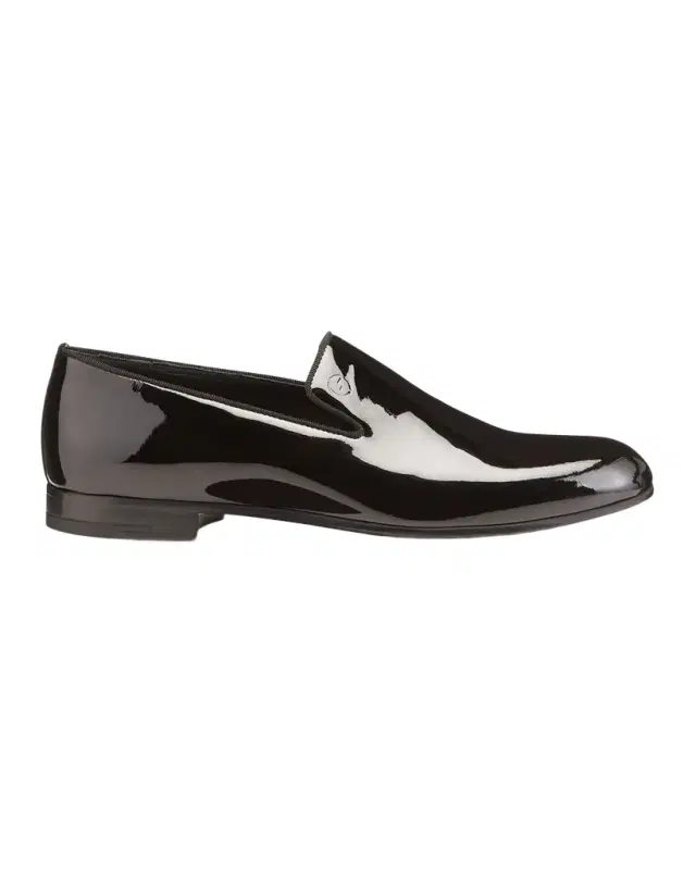Men 's Patent Formal Slip-Ons