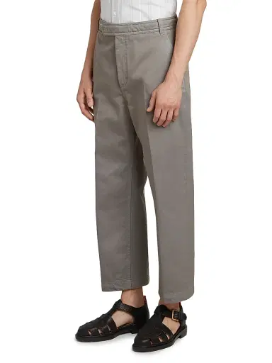 Thom Browne Men's Utility Twill Chino Trousers - Medium Grey - Size XXL | Thumbnail 3 Thom Browne Men's Utility Twill Chino Trousers - Medium Grey - Size XXL | Thumbnail 3