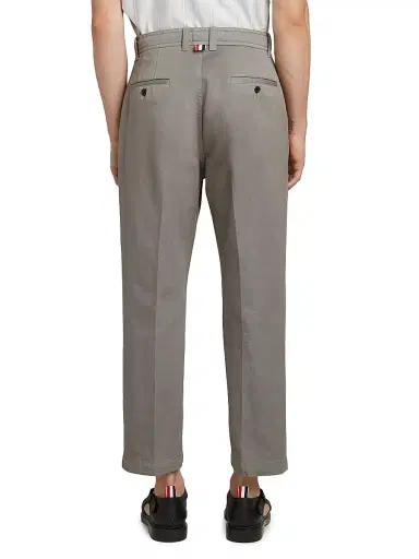 Thom Browne Men's Utility Twill Chino Trousers - Medium Grey - Size XXL | Thumbnail 4 Thom Browne Men's Utility Twill Chino Trousers - Medium Grey - Size XXL | Thumbnail 4