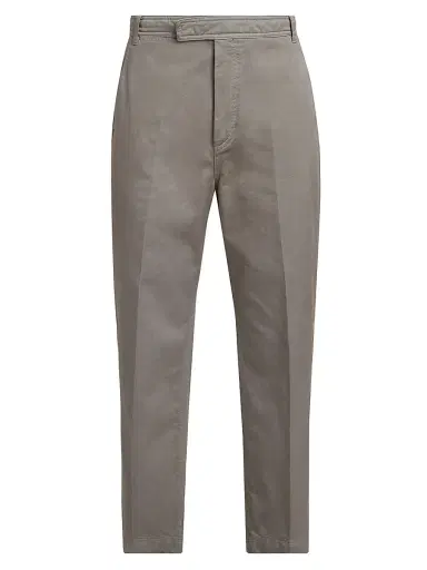 Thom Browne Men's Utility Twill Chino Trousers - Medium Grey - Size XXL | Thumbnail 1 Thom Browne Men's Utility Twill Chino Trousers - Medium Grey - Size XXL | Thumbnail 1