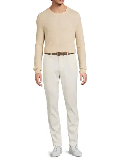 Onia Men's Featherweight Cashmere Sweater - Stone | Thumbnail 2