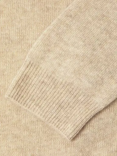 Onia Men's Featherweight Cashmere Sweater - Stone | Thumbnail 6