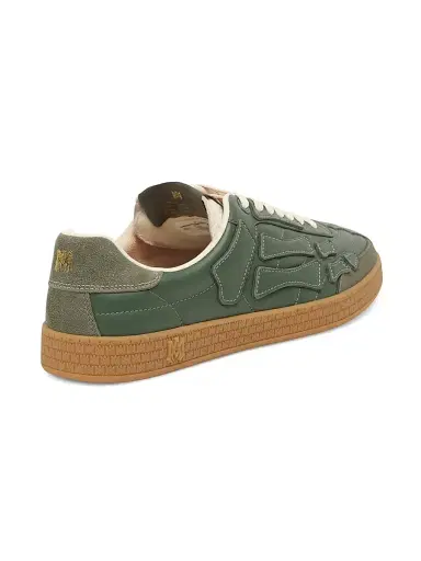 AMIRI Women's Pacific Leather Football Sneakers - Dark Sage - Size 5 | Thumbnail 3 AMIRI Women's Pacific Leather Football Sneakers - Dark Sage - Size 5 | Thumbnail 3