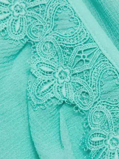 Ramy Brook Women's Bernice Lace-Trim V-Neck Maxi Dress - Seaglass | Thumbnail 6 Ramy Brook Women's Bernice Lace-Trim V-Neck Maxi Dress - Seaglass | Thumbnail 6