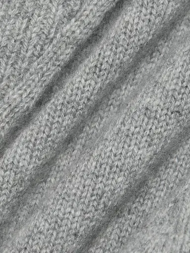 Saks Fifth Avenue Women's Cashmere Extended Polo Collar Sweater - Flannel - Size XL | Thumbnail 7 Saks Fifth Avenue Women's Cashmere Extended Polo Collar Sweater - Flannel - Size XL | Thumbnail 7