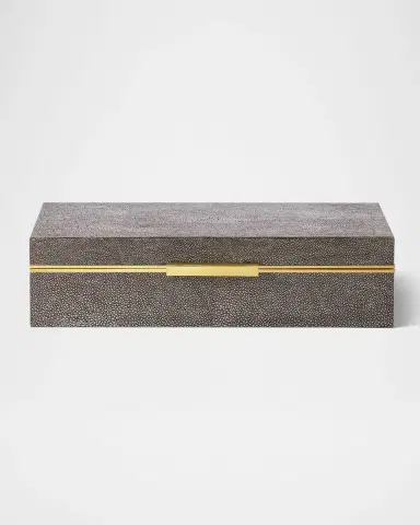 AERIN Faux Shagreen Envelope Box | Thumbnail 2 AERIN Faux Shagreen Envelope Box | Thumbnail 2