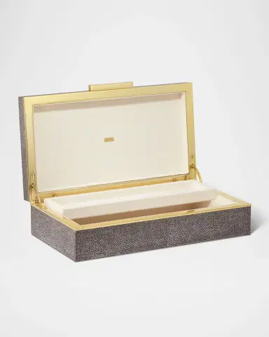 AERIN Faux Shagreen Envelope Box | Thumbnail 3 AERIN Faux Shagreen Envelope Box | Thumbnail 3