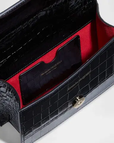 Alexander McQueen Mini Jeweled Satchel Bag | Thumbnail 2