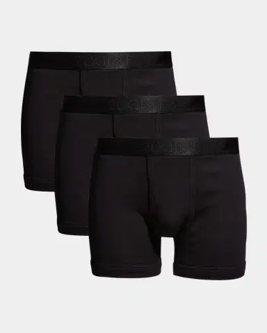 2Xist Men 's 3-Pack Pima Cotton Boxer Briefs | Thumbnail 2