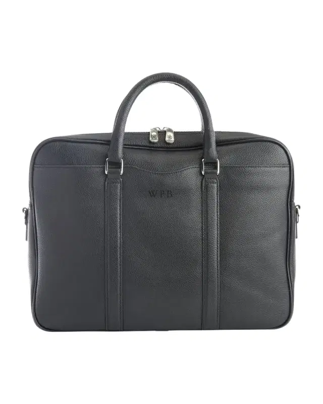 ROYCE New York Executive 13" Laptop Messenger Bag, Personalized