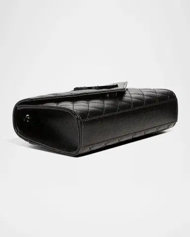 Saint Laurent Envelope Triquilt Small YSL Shoulder Bag in Grained Leather | Thumbnail 7 Saint Laurent Envelope Triquilt Small YSL Shoulder Bag in Grained Leather | Thumbnail 7