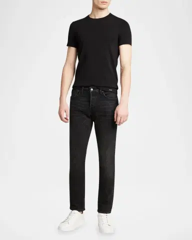 TOM FORD Men's Solid Stretch Jersey T-Shirt | Thumbnail 2