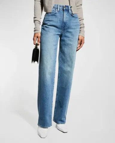 Lafayette 148 New York Wyckoff Italian Heritage 13 oz Wide-Leg Jeans | Thumbnail 2
