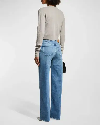 Lafayette 148 New York Wyckoff Italian Heritage 13 oz Wide-Leg Jeans | Thumbnail 4