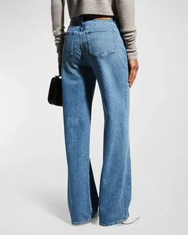 Lafayette 148 New York Wyckoff Italian Heritage 13 oz Wide-Leg Jeans | Thumbnail 6