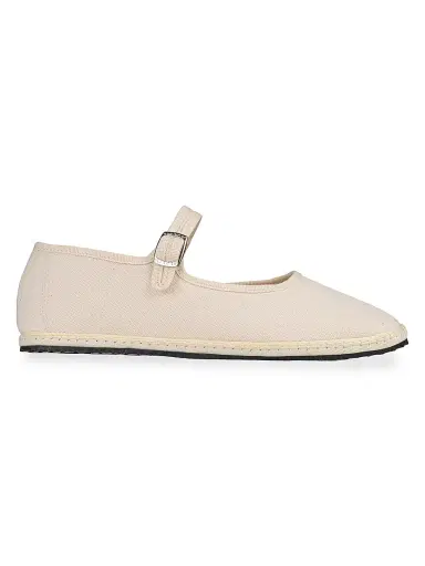 Vibi Venezia Women's Canvas Mary Janes - Ecru - Size 11 | Thumbnail 1 Vibi Venezia Women's Canvas Mary Janes - Ecru - Size 11 | Thumbnail 1