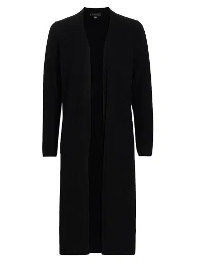 Saks Fifth Avenue Women's COLLECTION Cashmere Open-Front Duster - Black - Size XL | Thumbnail 1 Saks Fifth Avenue Women's COLLECTION Cashmere Open-Front Duster - Black - Size XL | Thumbnail 1