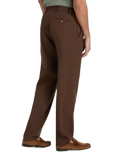 Onia Men's Linen-Blend Trousers - Espresso | Thumbnail 5