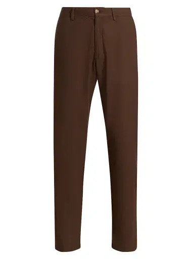 Onia Men's Linen-Blend Trousers - Espresso | Thumbnail 1