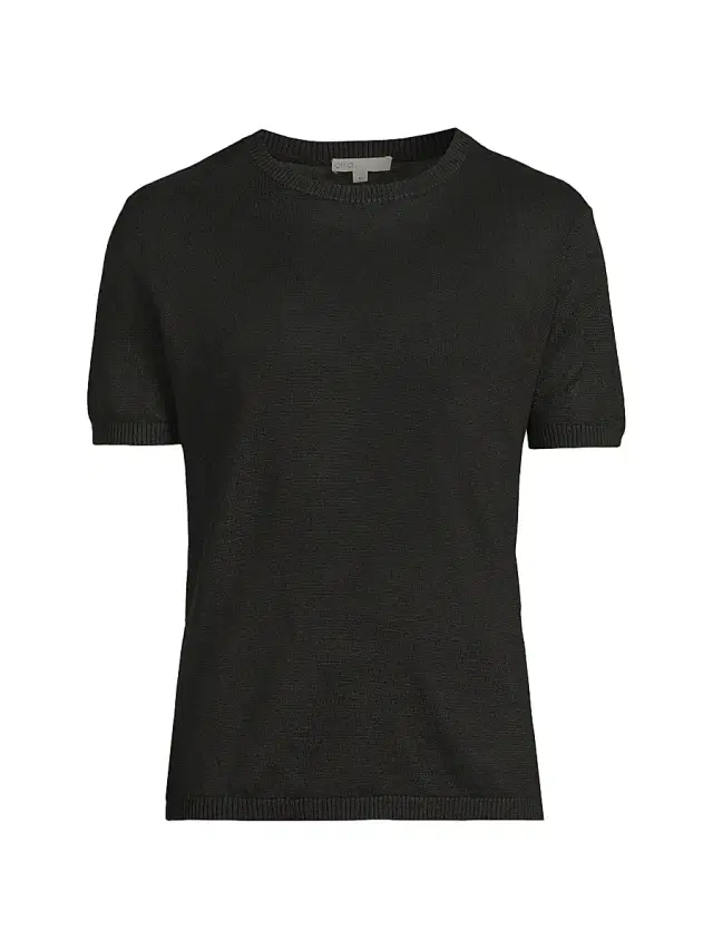 Onia Men's Linen Knit T-Shirt - Washed Black