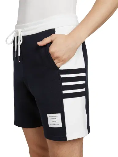 Thom Browne Men's Engineered 4 Bar Loopback Jersey Sweat Shorts | Thumbnail 6 Thom Browne Men's Engineered 4 Bar Loopback Jersey Sweat Shorts | Thumbnail 6
