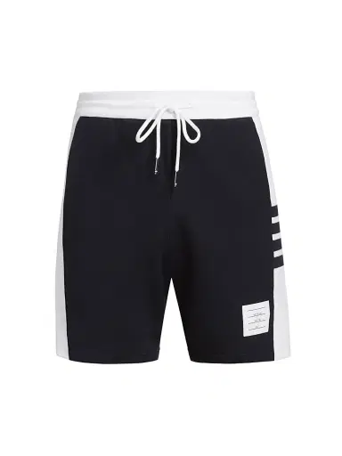 Thom Browne Men's Engineered 4 Bar Loopback Jersey Sweat Shorts | Thumbnail 1 Thom Browne Men's Engineered 4 Bar Loopback Jersey Sweat Shorts | Thumbnail 1