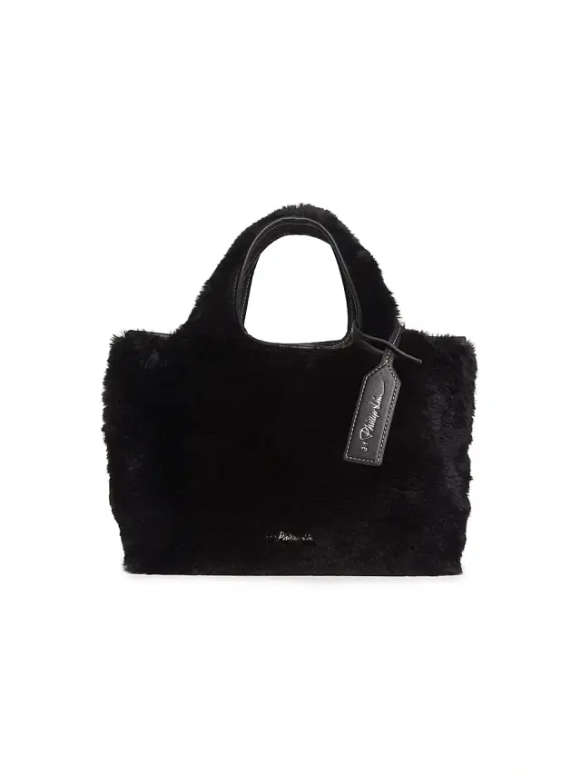 3.1 Phillip Lim Women's Mini Faux Fur Market Tote Bag - Black