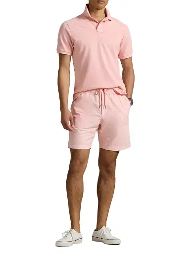 Polo Ralph Lauren Men's Classic-Fit Mineral-Dyed Mesh Polo Shirt - Rose | Thumbnail 2