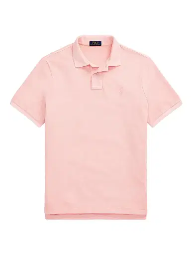 Polo Ralph Lauren Men's Classic-Fit Mineral-Dyed Mesh Polo Shirt - Rose | Thumbnail 1