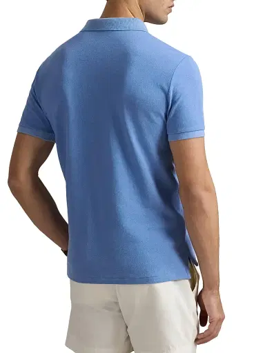 Polo Ralph Lauren Men's Classic-Fit Mesh Polo Shirt - Campus Blue - Size XXL | Thumbnail 4 Polo Ralph Lauren Men's Classic-Fit Mesh Polo Shirt - Campus Blue - Size XXL | Thumbnail 4