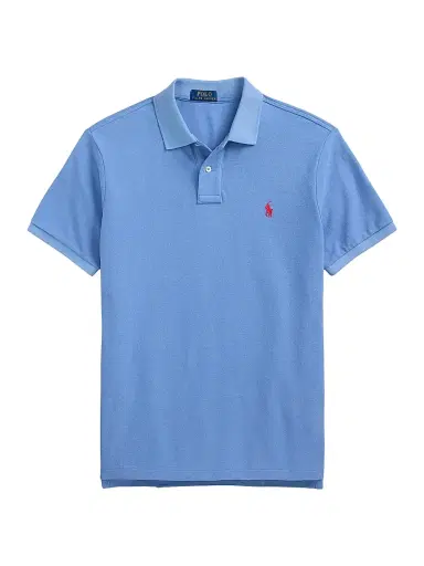 Polo Ralph Lauren Men's Classic-Fit Mesh Polo Shirt - Campus Blue - Size XXL | Thumbnail 1 Polo Ralph Lauren Men's Classic-Fit Mesh Polo Shirt - Campus Blue - Size XXL | Thumbnail 1
