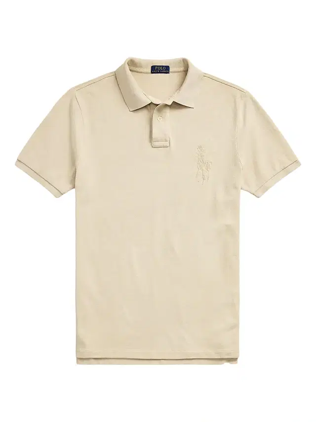 Polo Ralph Lauren Men's Custom-Slim-Fit Big Pony Mesh Polo Shirt - Stoneware Grey