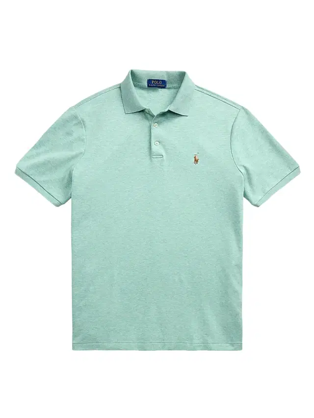 Polo Ralph Lauren Men's Cotton Slim-Fit Polo Shirt - Celadon Heather