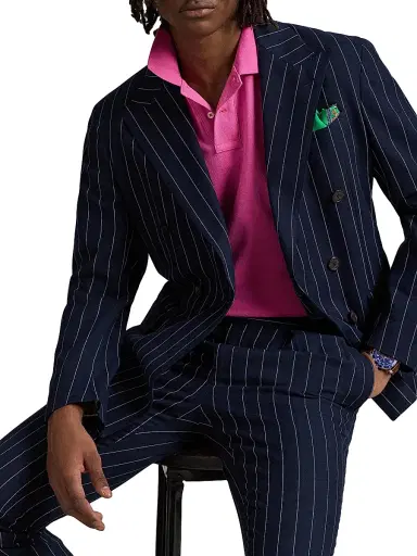 Polo Ralph Lauren Men's Custom-Slim-Fit Mesh Polo Shirt - Peony - Size XS | Thumbnail 6