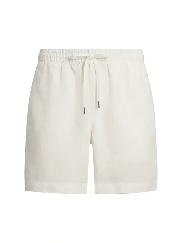 Polo Ralph Lauren Men's 6-Inch Polo Prepster Linen Short - Deckwash White