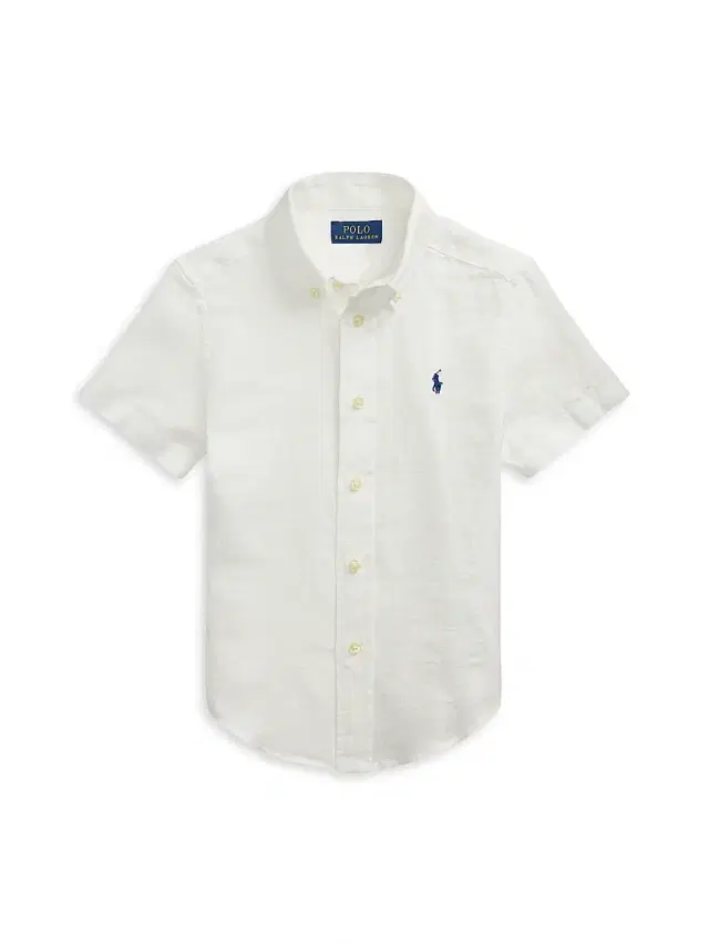 Little Boy's & Boy's Linen Short-Sleeve Shirt - White