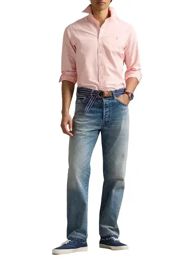 Polo Ralph Lauren Men's Classic-Fit Mineral-Dyed Oxford Shirt - Rose - Size XXL | Thumbnail 2 Polo Ralph Lauren Men's Classic-Fit Mineral-Dyed Oxford Shirt - Rose - Size XXL | Thumbnail 2