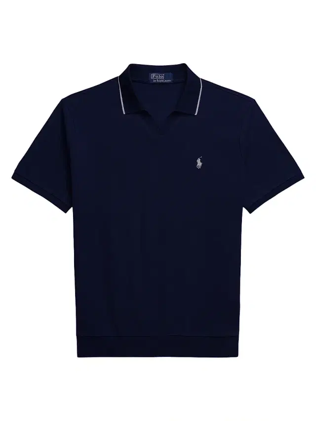 Polo Ralph Lauren Men's Jacquard Mesh Cotton Polo Shirt - Newport Navy