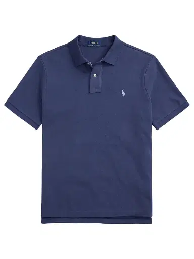 Polo Ralph Lauren Men's Classic-Fit Mesh Polo Shirt - Light Navy - Size XXL | Thumbnail 1