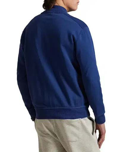 Polo Ralph Lauren Men's French Terry Track Jacket - Annapolis Blue - Size XL | Thumbnail 4 Polo Ralph Lauren Men's French Terry Track Jacket - Annapolis Blue - Size XL | Thumbnail 4