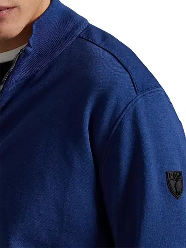Polo Ralph Lauren Men's French Terry Track Jacket - Annapolis Blue - Size XL | Thumbnail 5 Polo Ralph Lauren Men's French Terry Track Jacket - Annapolis Blue - Size XL | Thumbnail 5