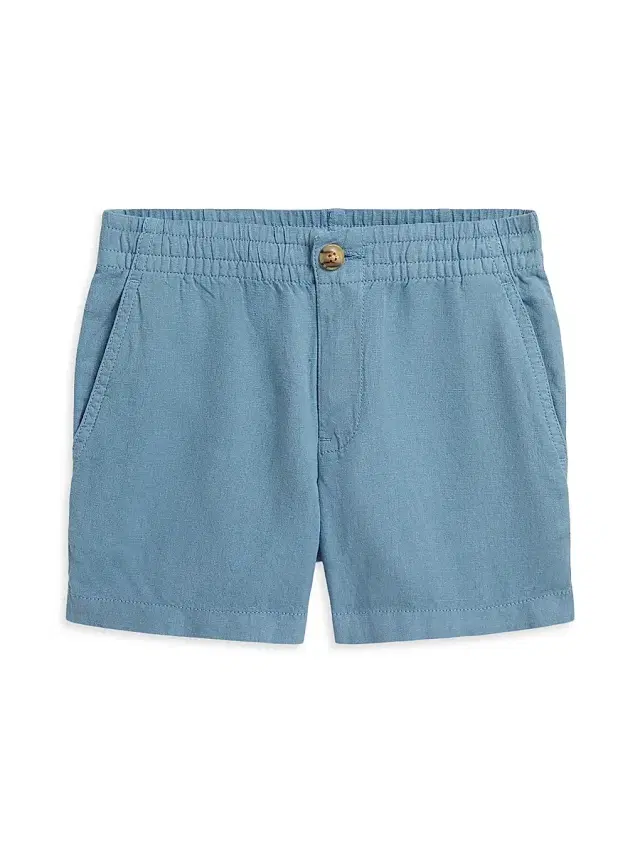 Polo Ralph Lauren Little Boy's & Boy's Polo Prepster Linen-Cotton Shorts - Vessel Blue