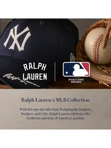 Polo Ralph Lauren Men's Yankees Oxford Shirt - Aviator Navy - Size Medium | Thumbnail 1 Polo Ralph Lauren Men's Yankees Oxford Shirt - Aviator Navy - Size Medium | Thumbnail 1