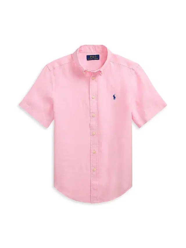 Polo Ralph Lauren Little Boy's & Boy's Linen Short-Sleeve Shirt - Carmel Pink
