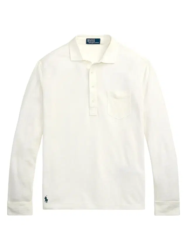 Polo Ralph Lauren Men's Linen Mesh Polo Shirt - Deckwash White