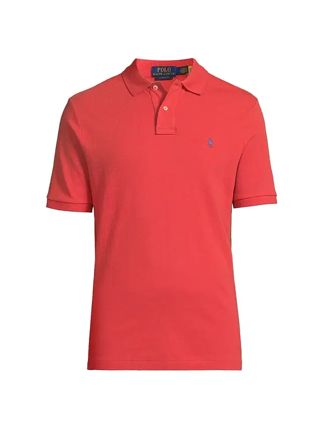 Polo Ralph Lauren Men's Classic-Fit Mesh Polo Shirt - Spring Red