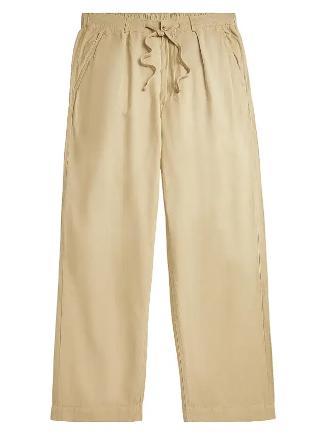 Polo Ralph Lauren Men's Relaxed-Fit Linen-Cotton Pants - Coastal Beige