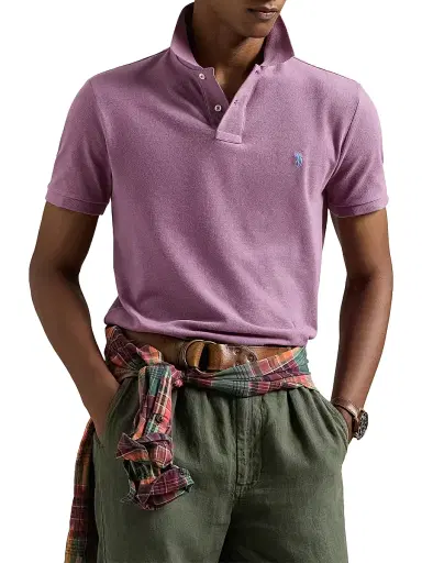 Polo Ralph Lauren Men's Classic-Fit Mesh Polo Shirt | Thumbnail 3 Polo Ralph Lauren Men's Classic-Fit Mesh Polo Shirt | Thumbnail 3